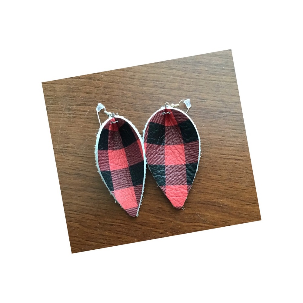 Buffalo Plaid earring